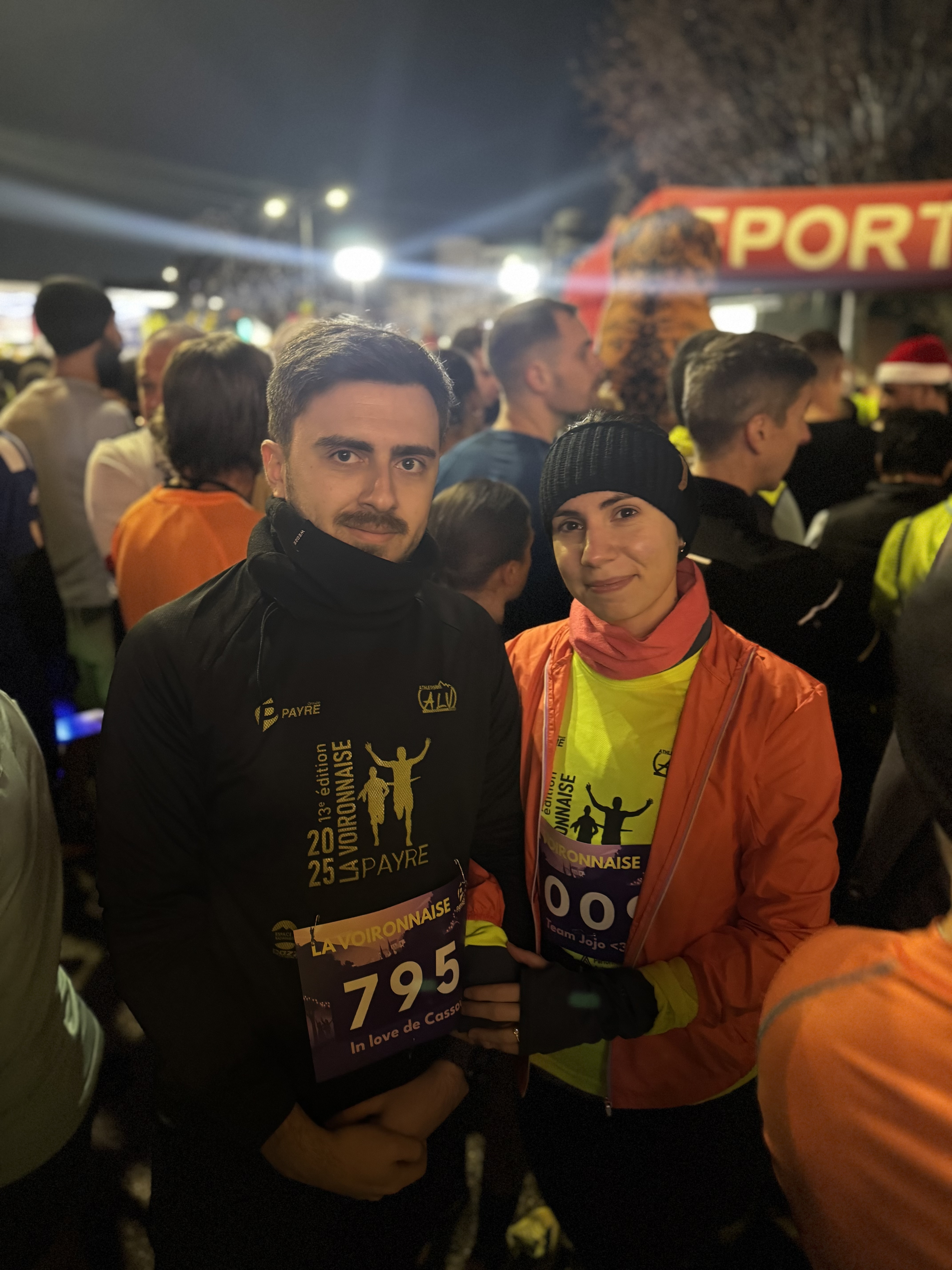 Cassandra et Joachim pendant un footing, seconde photo